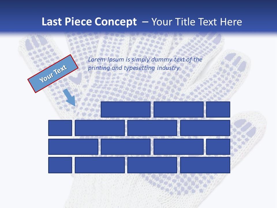 Rubber Background Studs PowerPoint Template