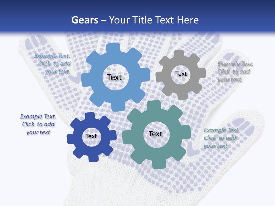 Rubber Background Studs PowerPoint Template