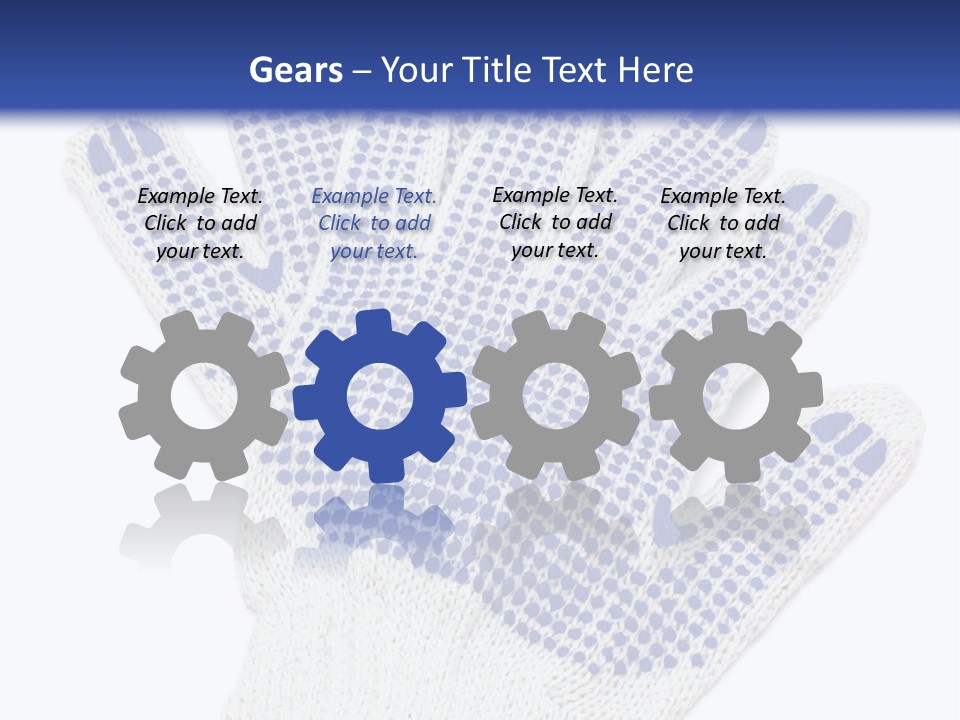 Rubber Background Studs PowerPoint Template