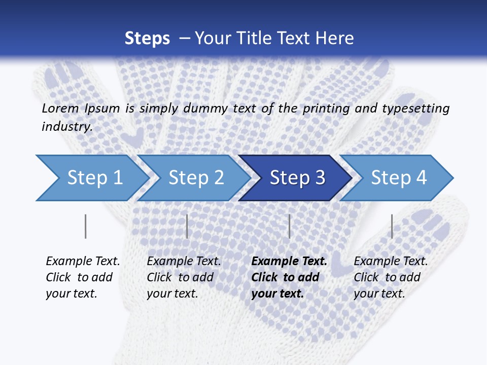 Rubber Background Studs PowerPoint Template