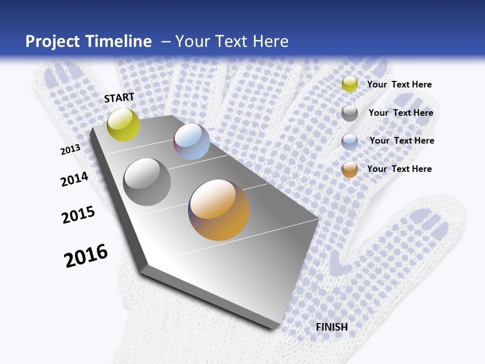 Rubber Background Studs PowerPoint Template
