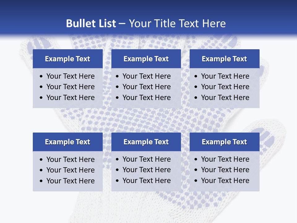 Rubber Background Studs PowerPoint Template