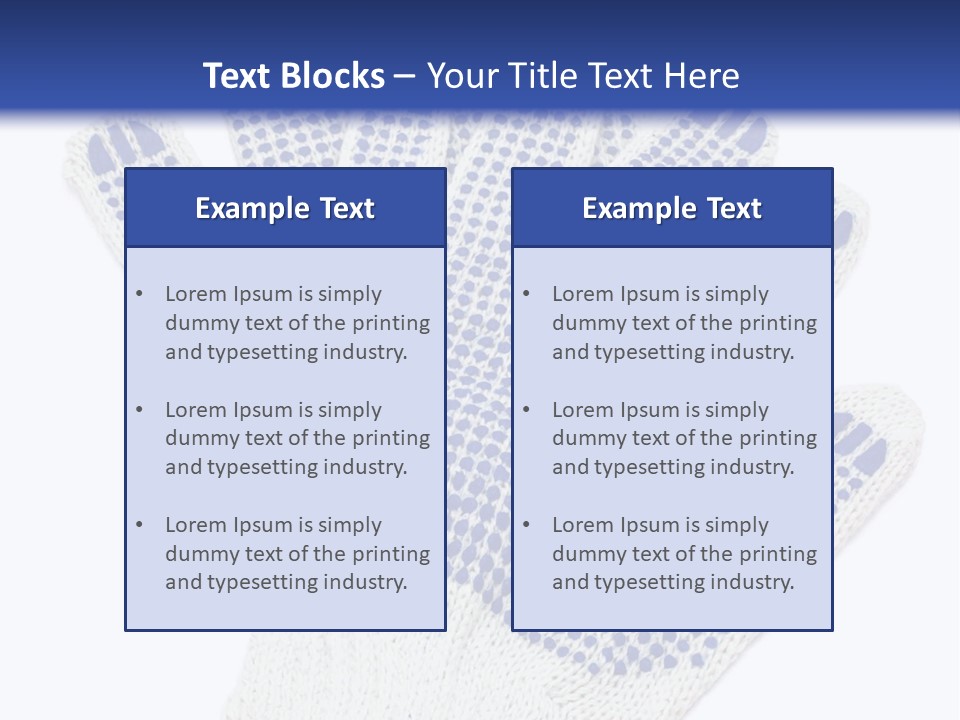 Rubber Background Studs PowerPoint Template