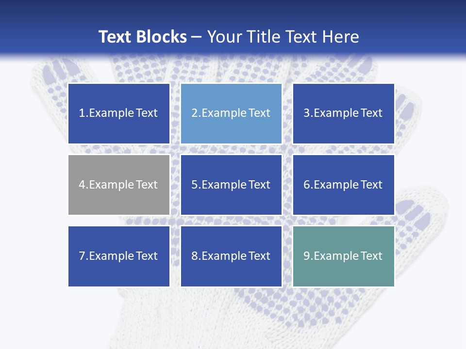 Rubber Background Studs PowerPoint Template