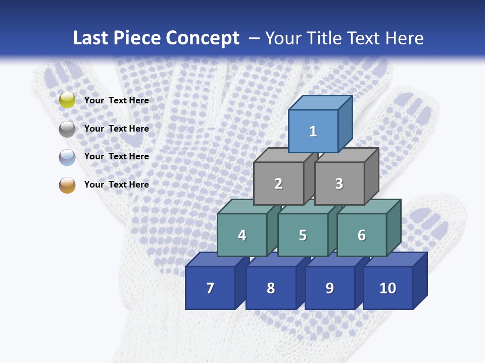 Rubber Background Studs PowerPoint Template