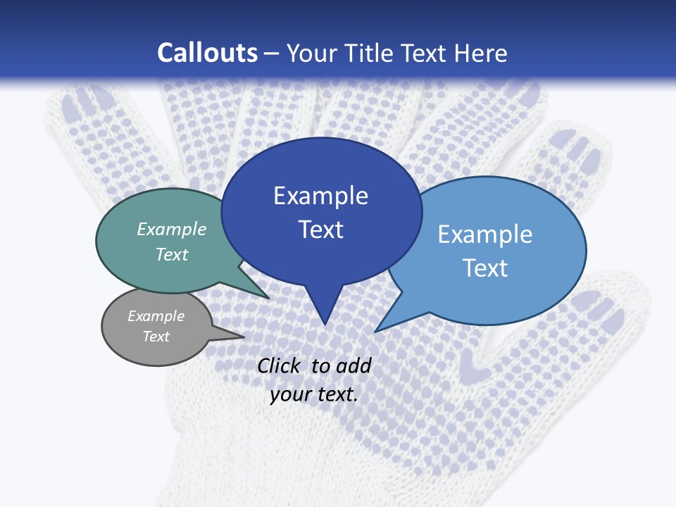 Rubber Background Studs PowerPoint Template