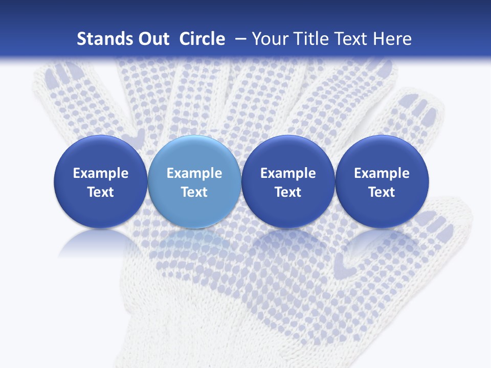 Rubber Background Studs PowerPoint Template