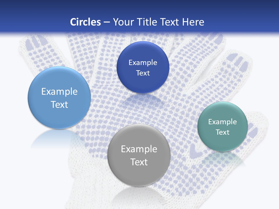 Rubber Background Studs PowerPoint Template