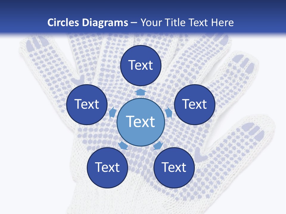 Rubber Background Studs PowerPoint Template