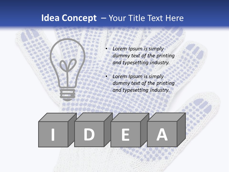 Rubber Background Studs PowerPoint Template