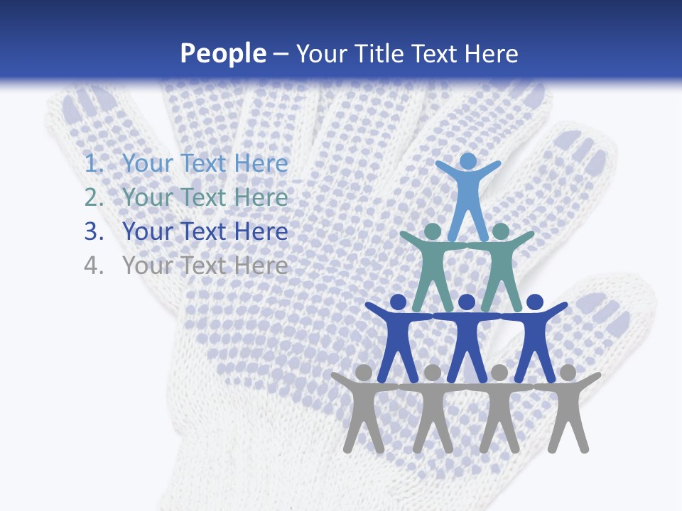 Rubber Background Studs PowerPoint Template