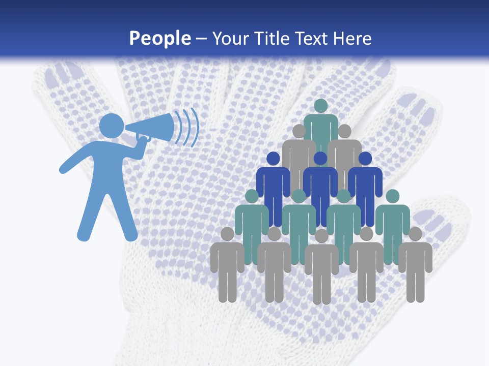 Rubber Background Studs PowerPoint Template