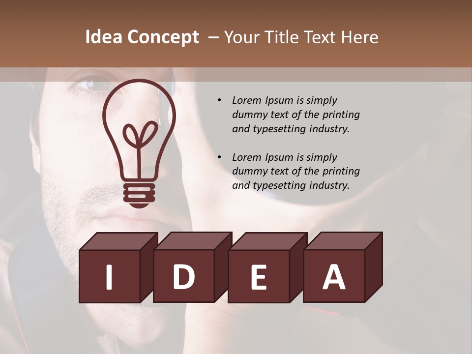 Dslr Lens Technology PowerPoint Template