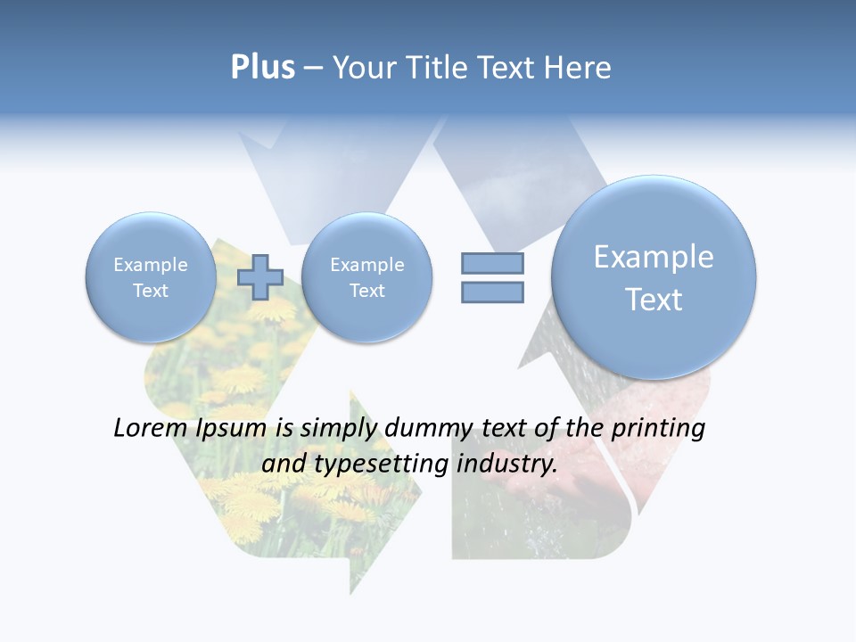 Reusable Clouds Ecology PowerPoint Template