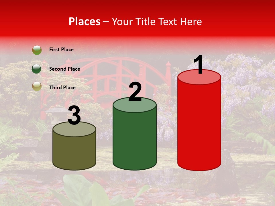Pond House Garden PowerPoint Template