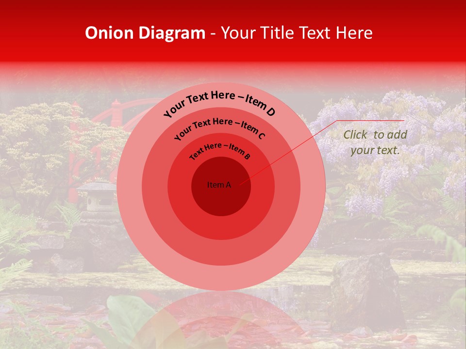 Pond House Garden PowerPoint Template