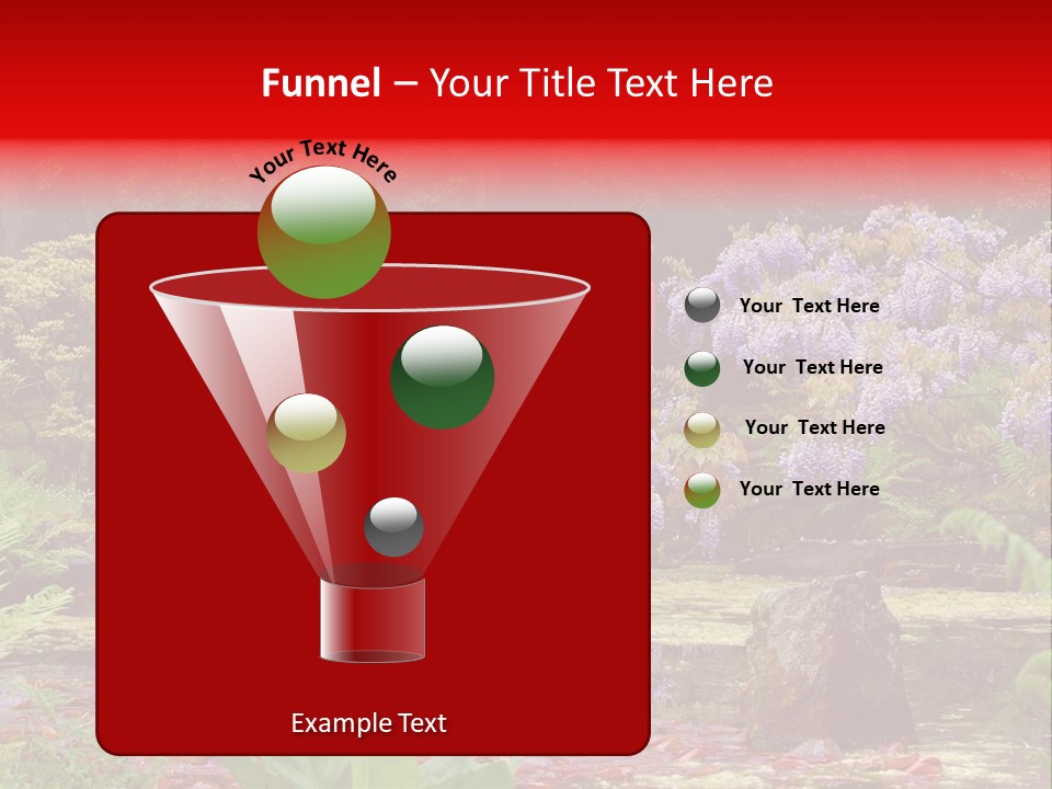 Pond House Garden PowerPoint Template