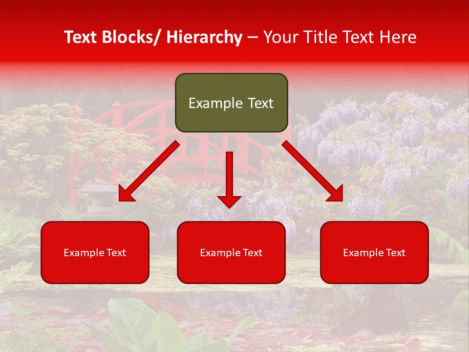 Pond House Garden PowerPoint Template