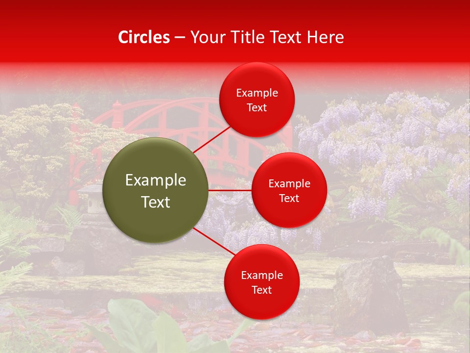 Pond House Garden PowerPoint Template