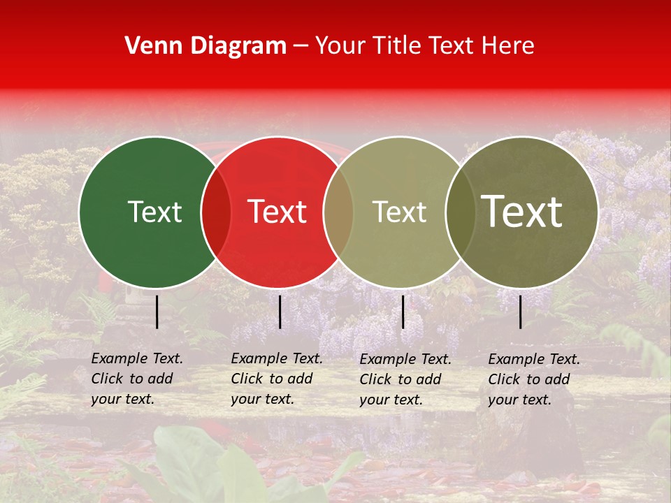 Pond House Garden PowerPoint Template
