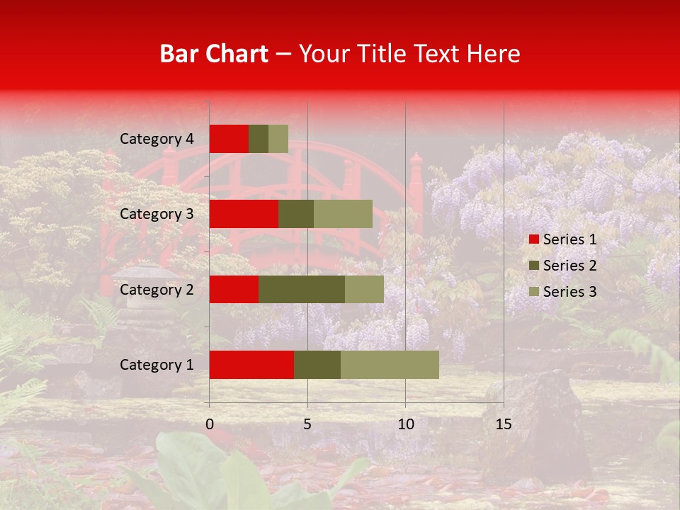 Pond House Garden PowerPoint Template
