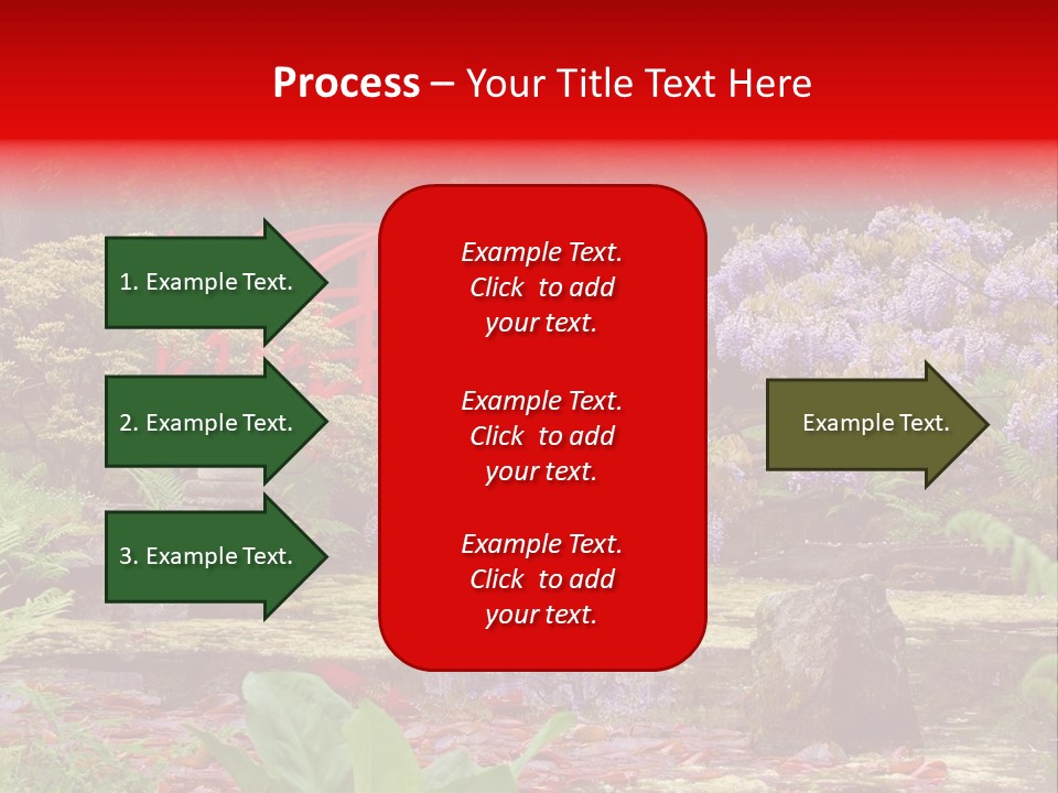 Pond House Garden PowerPoint Template