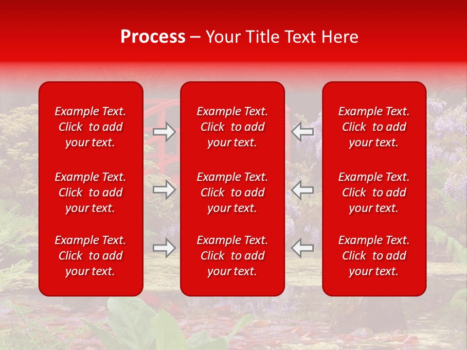 Pond House Garden PowerPoint Template