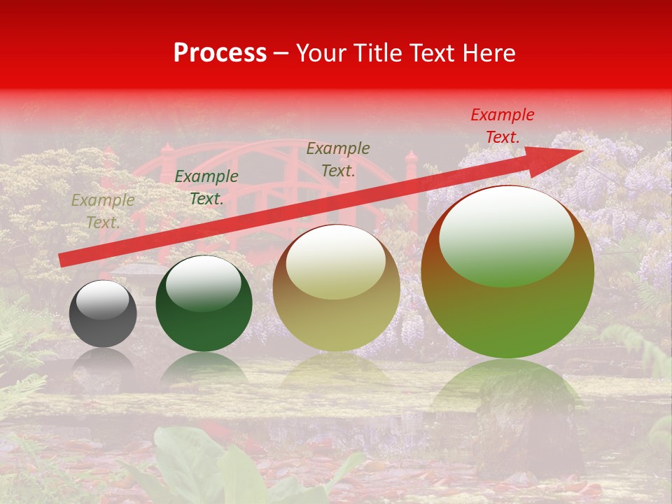 Pond House Garden PowerPoint Template