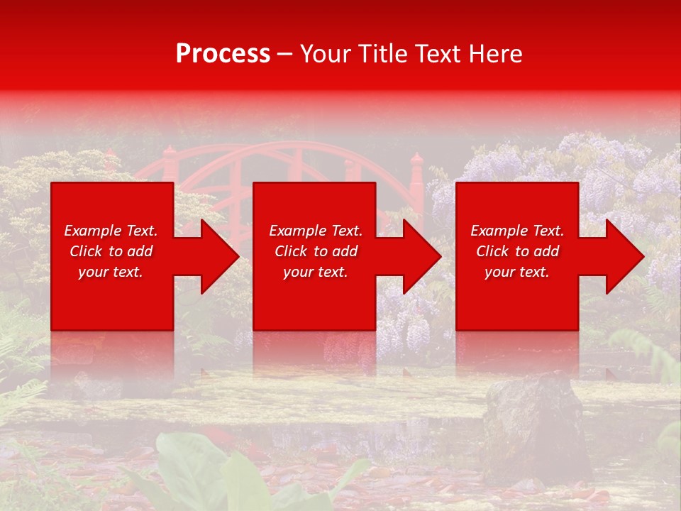 Pond House Garden PowerPoint Template