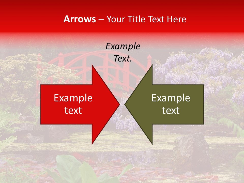 Pond House Garden PowerPoint Template