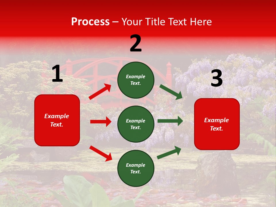 Pond House Garden PowerPoint Template