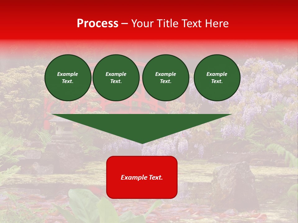 Pond House Garden PowerPoint Template