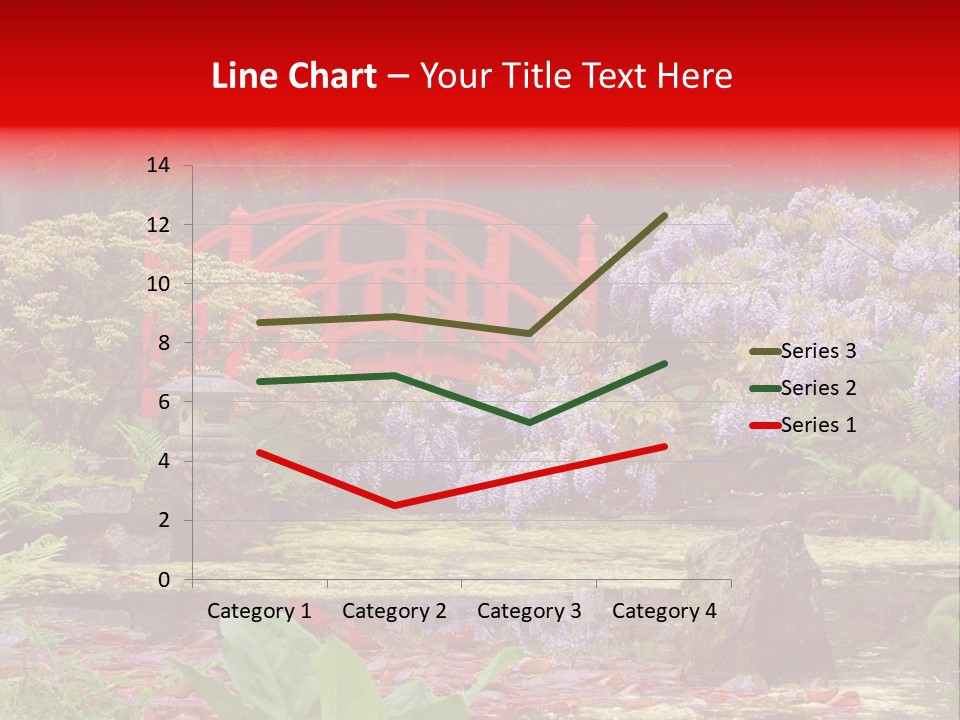 Pond House Garden PowerPoint Template