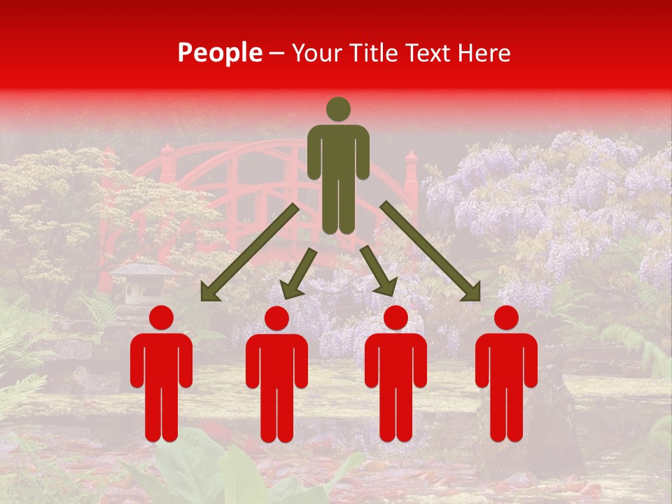 Pond House Garden PowerPoint Template