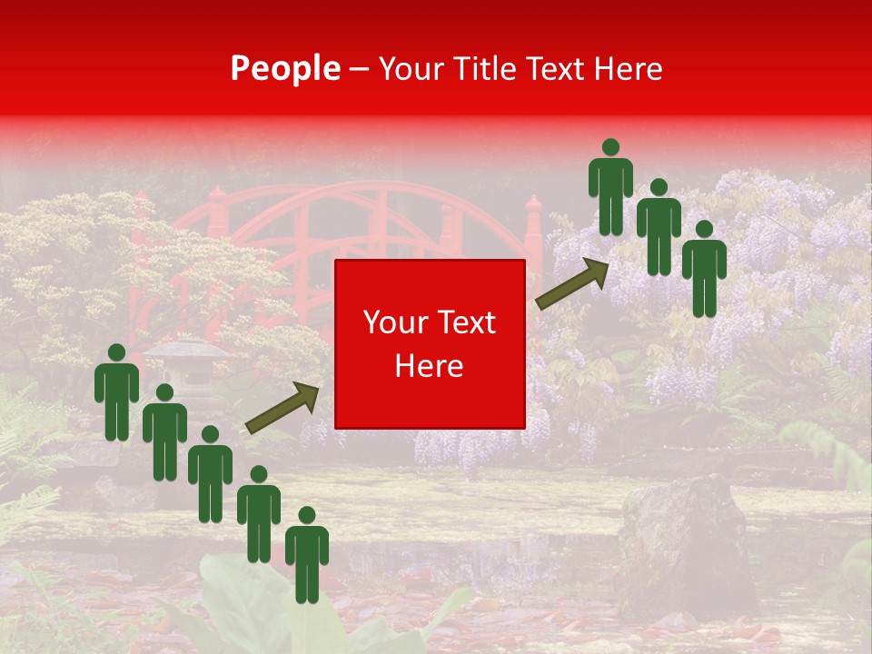 Pond House Garden PowerPoint Template