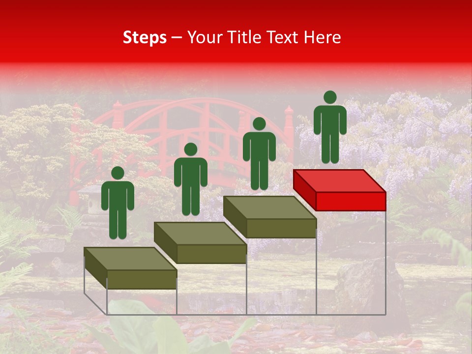 Pond House Garden PowerPoint Template