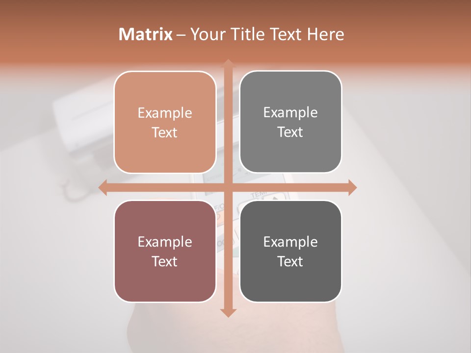 Handle Conditioner Device PowerPoint Template