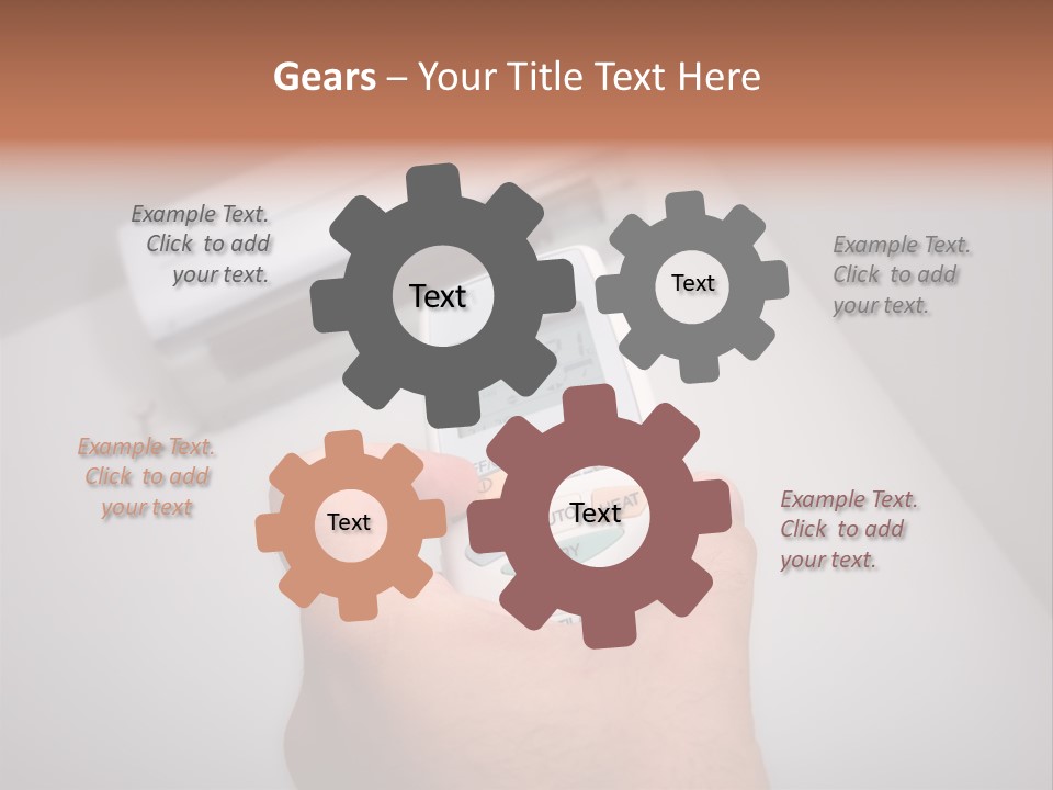Handle Conditioner Device PowerPoint Template