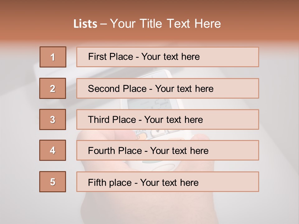 Handle Conditioner Device PowerPoint Template