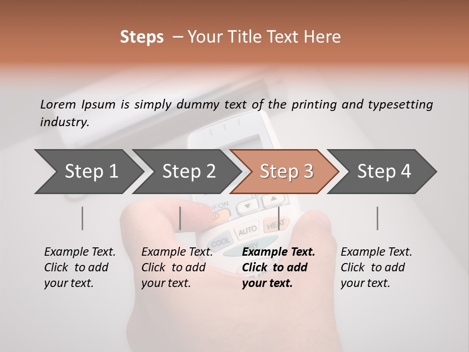 Handle Conditioner Device PowerPoint Template