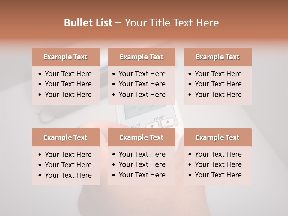 Handle Conditioner Device PowerPoint Template