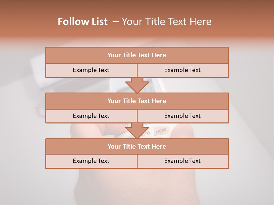 Handle Conditioner Device PowerPoint Template