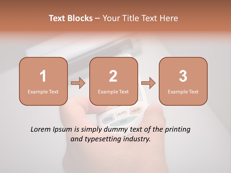 Handle Conditioner Device PowerPoint Template