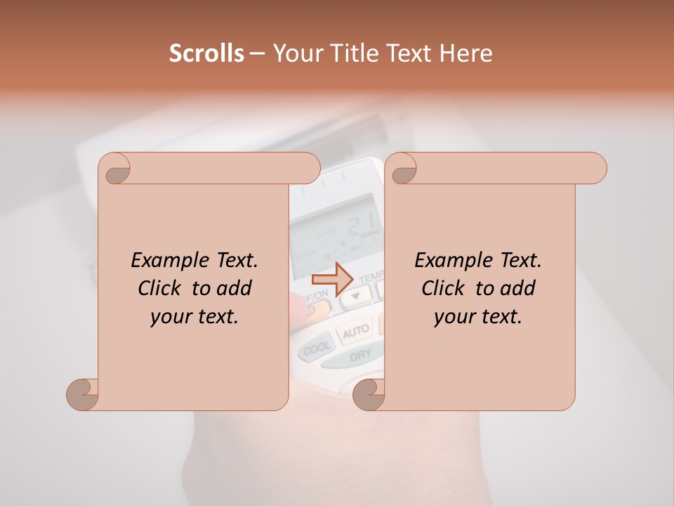 Handle Conditioner Device PowerPoint Template