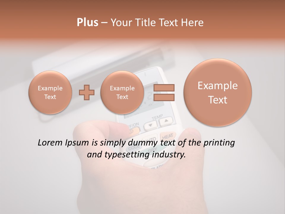 Handle Conditioner Device PowerPoint Template
