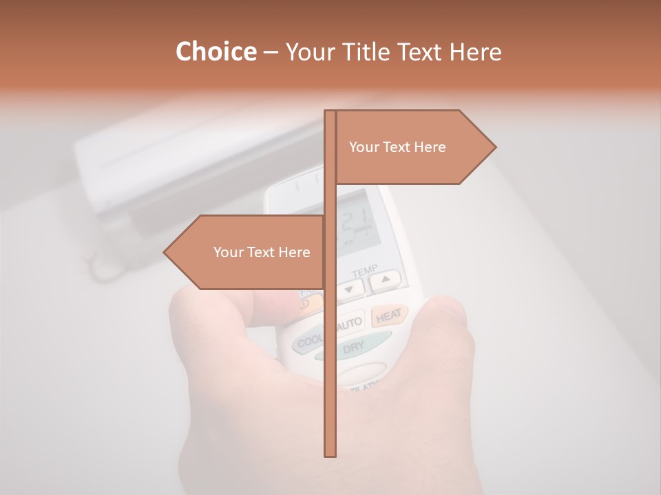 Handle Conditioner Device PowerPoint Template