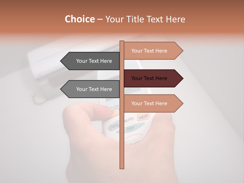 Handle Conditioner Device PowerPoint Template