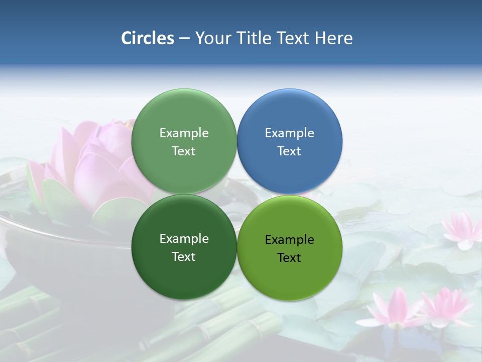 Relax Copy Flower PowerPoint Template