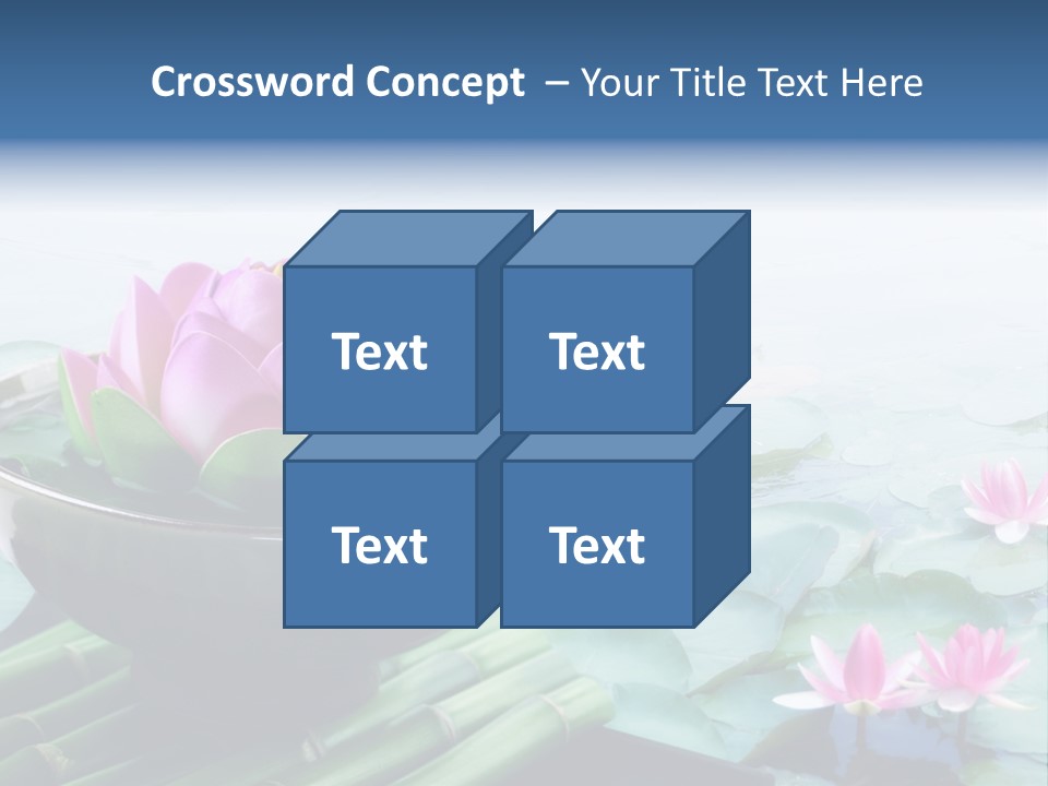 Relax Copy Flower PowerPoint Template