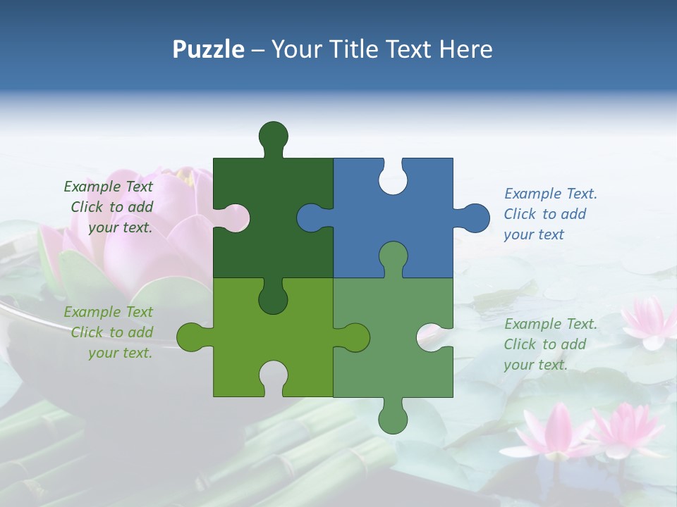 Relax Copy Flower PowerPoint Template